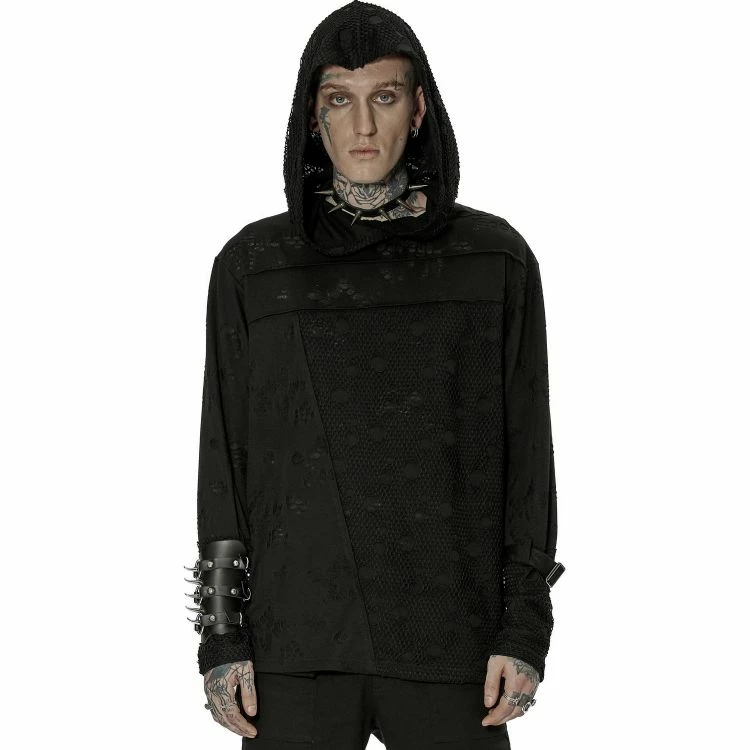 Black 'Cynfael' Hoodie - Image 2