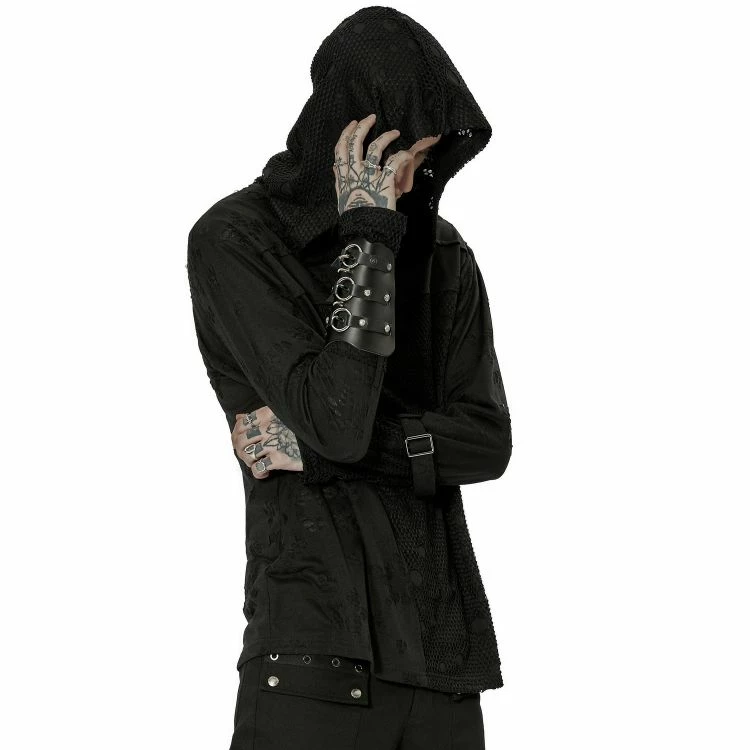 Black 'Cynfael' Hoodie - Image 5