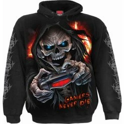 Black 'Respawn' Kids Hoody