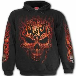 Black 'Skull Blast' Kids Hoody