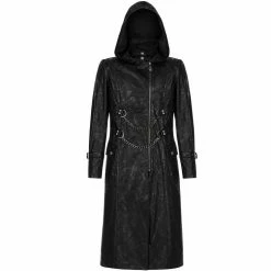 Black Twill 'Samhain' Coat