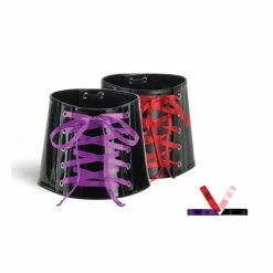 Reversible Corset-Style Boot Cuffs