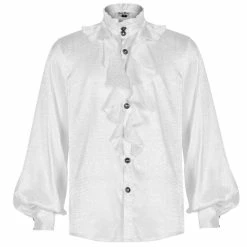 White 'Valerian' Jacquard Shirt